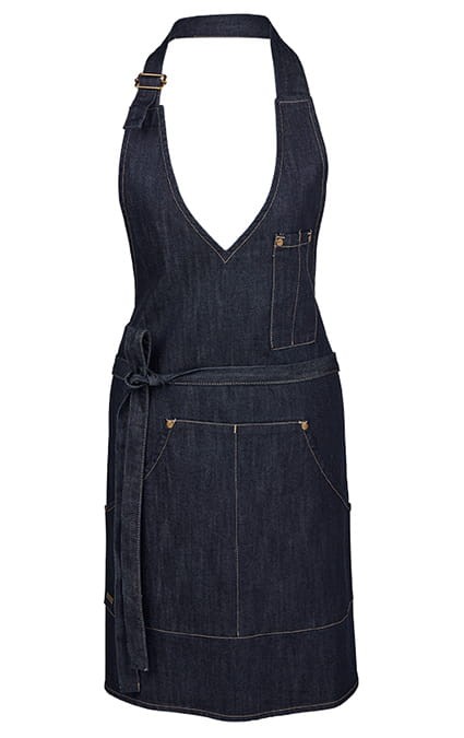 Fartuch damski 77x100cm, blue denim