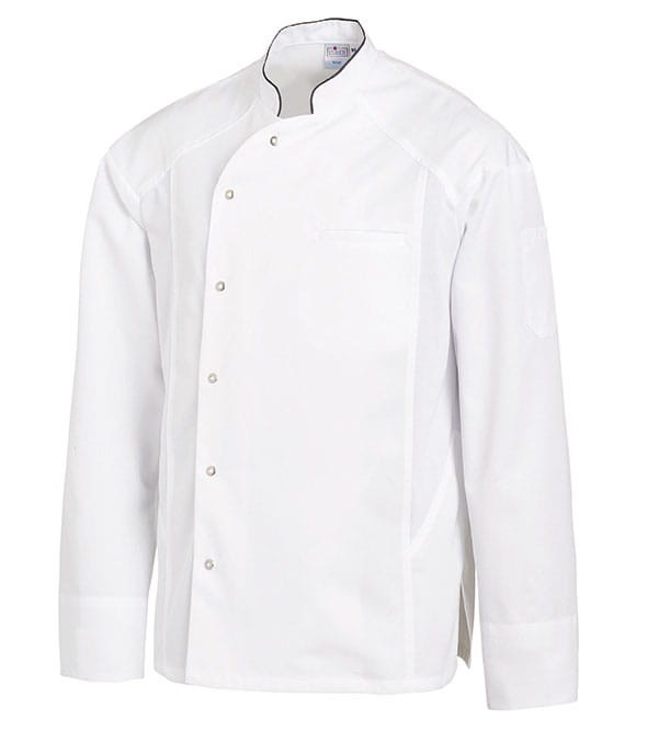 Bluza kucharska Leiber, męska, rękaw 1/1  (12/2753/01) biała