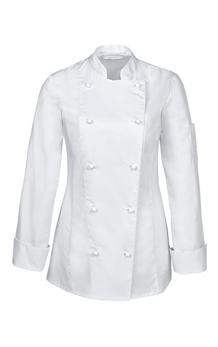 Bluza kucharska damska Greiff, biała, regular fit