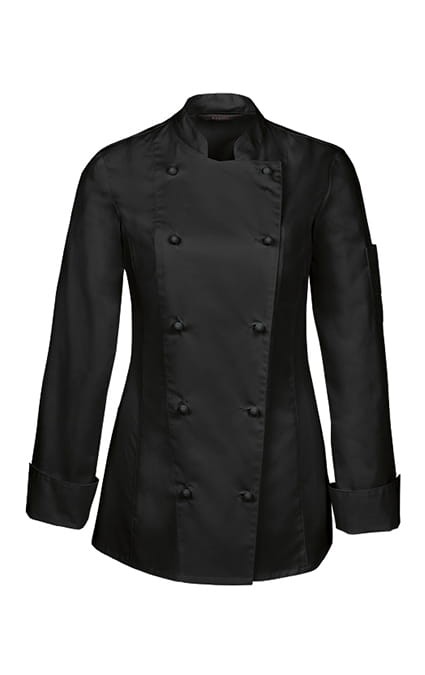 Bluza kucharska damska Greiff, czarna, regular fit