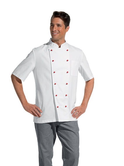 Bluza kucharska damska/męska Leiber, biała (12/5560)